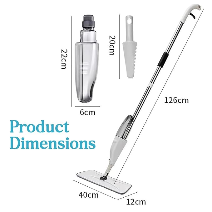 Spray Mops for Floor Cleaning - 3 in1 Microfiber with Removable Washable Cleaning Pad with Water Spray | 360 Degree Easy Floor Cleaning mop for Home | Multifunctional (Spray mop)