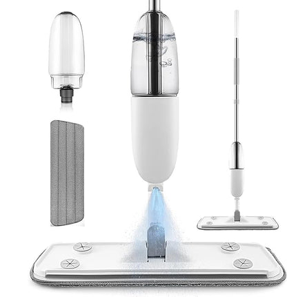 Spray Mops for Floor Cleaning - 3 in1 Microfiber with Removable Washable Cleaning Pad with Water Spray | 360 Degree Easy Floor Cleaning mop for Home | Multifunctional (Spray mop)