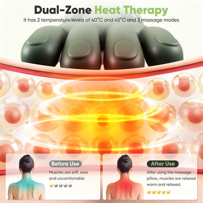 Shoulder Massager,Heat for Pain Relief, Muscle Relaxation & Stress Reduction